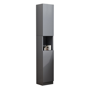 书架落地简易家用卧室窄缝小书柜角落靠墙收纳柜子客厅带门置物架