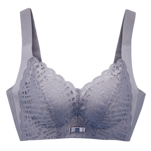 奴芝正品8922大胸薄款无钢圈聚拢调整型文胸上托防下垂侧收C内衣