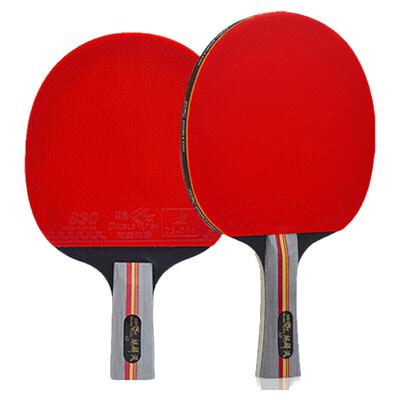 双鱼乒乓球拍高弹成品横直拍九星