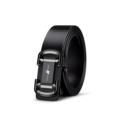 保罗皮带男士商务腰带牛仔裤针扣皮带扣懒人休闲裤真皮正品圆扣自