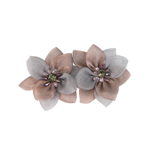 头花2025年新款高端女发饰头饰蝴蝶结发夹后脑勺发量多高级感发饰