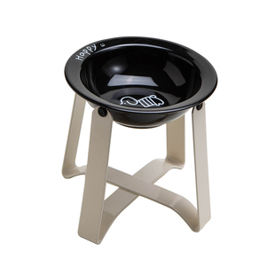 Petdebby猫碗飞碟碗狗狗吃饭喝水碗猫罐头碗宠物餐桌高铁架防打翻