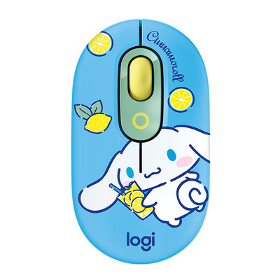 罗技POP MOUSE大耳狗办公双模无线鼠标蓝牙小手女生可爱续航轻音