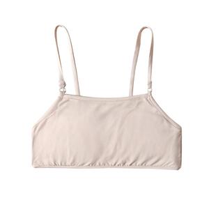 发育期背心无杯式防凸点夏女童青春期大码小吊带文胸宽松棉垫内衣