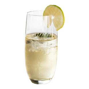 BOHEMIA捷克进口水晶玻璃果汁杯牛奶杯 家用简约绿茶水杯旋转杯架