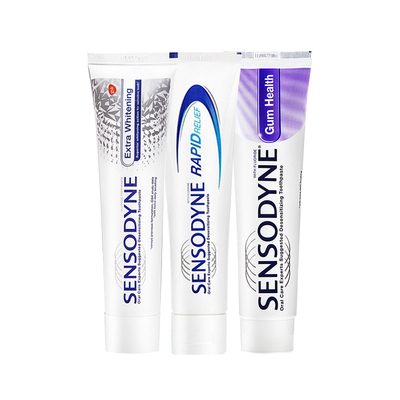 清仓舒适达专业修护牙膏多效劲速