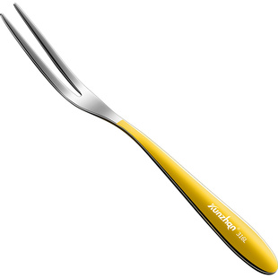 水果叉高级感316L不锈钢家用轻奢可爱蛋糕甜品叉西瓜叉子儿童安全