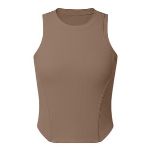 芮柯纳未LRECNAVA瑜伽运动背心女外穿带胸垫一体式内衣健身服上衣