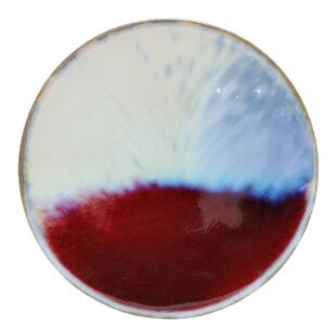 景德镇手工窑变郎红陶瓷喝茶盖置紫砂壶盖碗盖托杯垫功夫茶具茶道