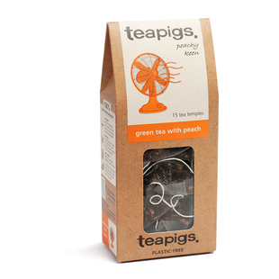 【香港直邮】teapigs茶猪猪蜜桃绿茶袋泡茶包英国进口蜜桃味绿茶