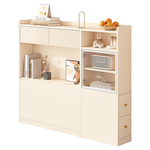 床尾夹缝柜卧室床边缝隙置物柜床头窄柜收纳储物柜置物架定制F91