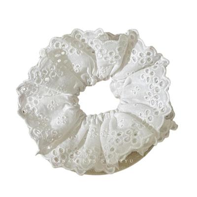 赵露思同款蕾丝花边大肠发圈