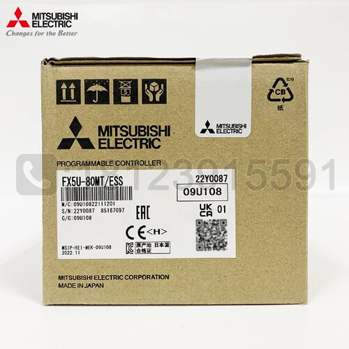 议价Mitsubishi/三菱PLC FX5U-80MT/ESS 源型 原装正品