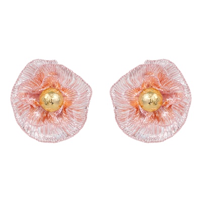 Dare买手店 beadsu workshop【植物志】圆盘苜蓿耳环原创设计首饰