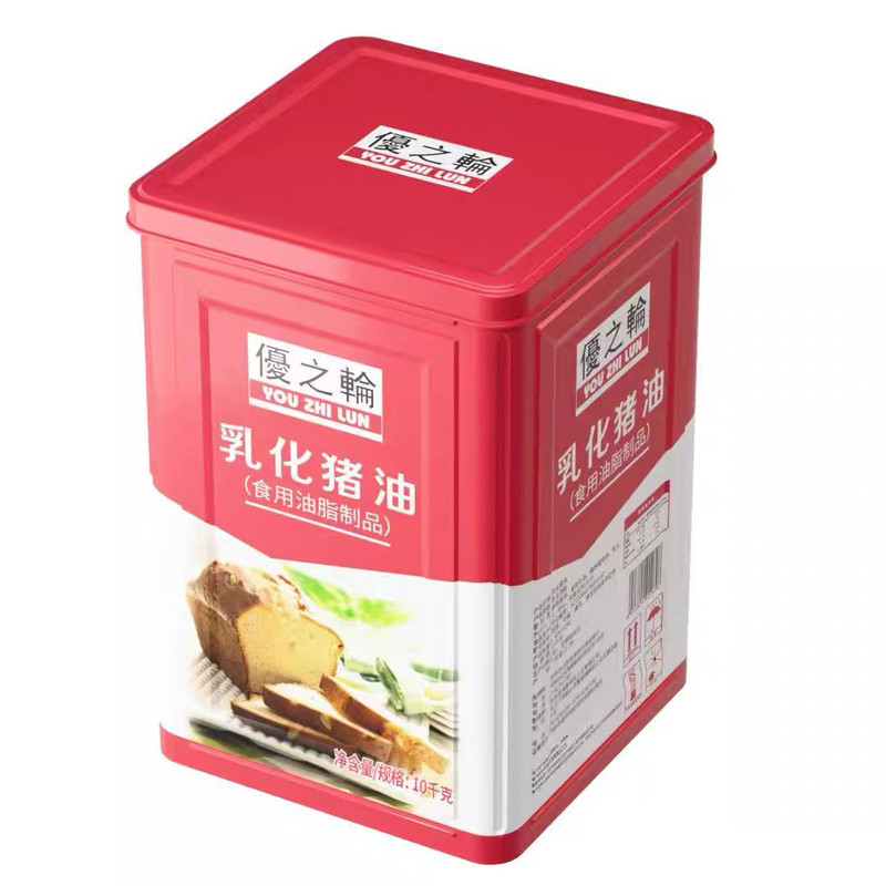 优之轮乳化猪油10kg酥油食用油