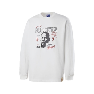 【新款】NBA官方卢卡东契奇/杨瀚森/库里复古校运会中性长袖T恤