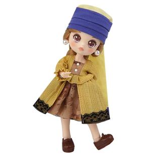 【盲盒】可儿名画油画系列盲盒12分21关节bjd换装玩具娃娃5127