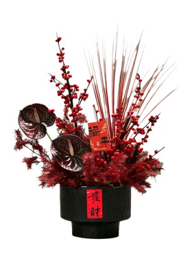 新年鸿运仿真花组合装客厅桌面
