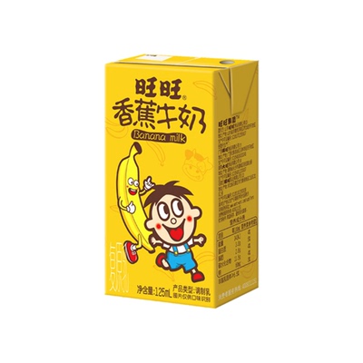 旺旺香蕉牛奶早餐奶下午茶饮品