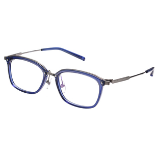 日系复古超轻商务男士titan近视眼镜框大脸板材钛方形9999设计师