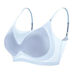无痕冰丝吊带无钢圈内衣女小胸聚拢超薄款防下垂收副乳文胸罩夏季