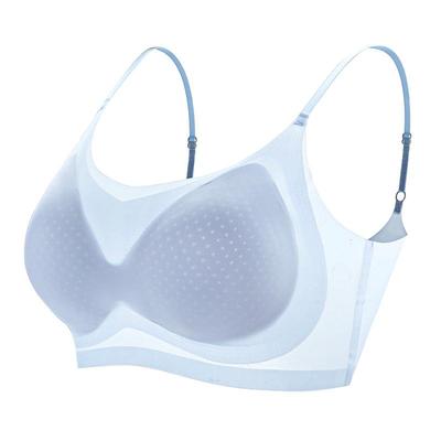 无痕冰丝吊带无钢圈内衣女小胸聚拢超薄款防下垂收副乳文胸罩夏季