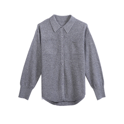 ZOLLE纯羊毛质感复古衬衫外套