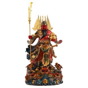 关公神像摆件家用供奉武财神关二爷像树脂店铺站像关帝圣君办公室