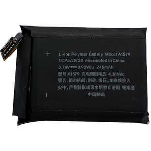 适用苹果手表s6/5/4原装电池Apple iWatchS2 3代se 1554 1761维修