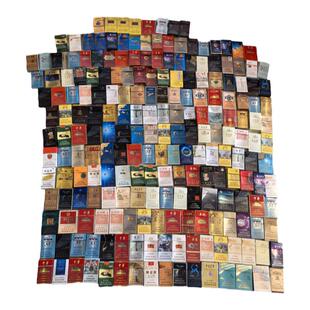 随机30个50个100个空烟盒中华牡丹红方印钻石荷花粗中细烟卡烟牌