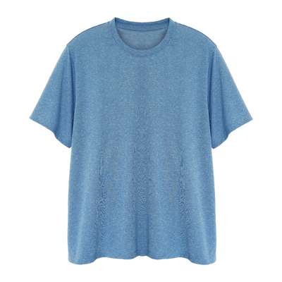WellD Daddy's Tshirt 宽松雪花亚麻T恤女时髦休闲松弛感短袖上衣