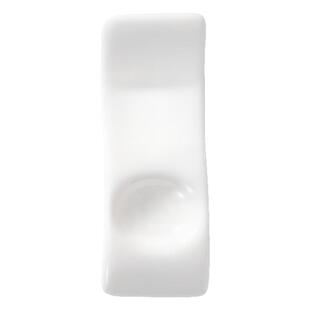 优质无铅实心骨瓷筷架勺托餐厅创意陶瓷筷子架托高档酒店摆台餐具