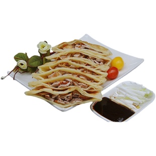 新品四平特色美食李连贵熏肉猪肉大饼早餐十张饼一斤熏肉礼盒装