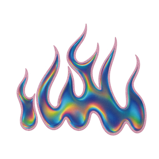 RETLPER镂空车贴 原创 升腾火焰流彩 新中式传统汽摩防水平面贴纸