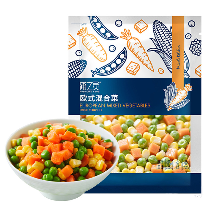浦之灵2kg欧式混合菜家庭装