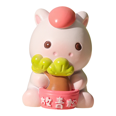 放轻松不焦虑马年吉祥物小摆件