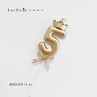 Свеча с золотыми коронами и шампанским | 5