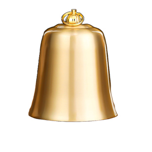 黄铜帝钟家居铜铃铛挂饰品家用寺庙大门光面铃铛手敲铜钟吊钟地钟