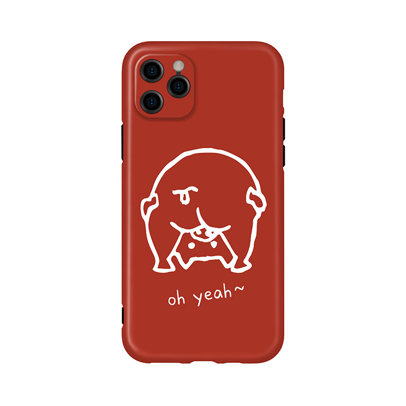 原创红色小猪适用iPhone17Pro Max创意16搞怪15苹果14Plus可爱13趣味12手机壳11幸运全包软壳防摔