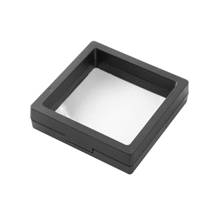 首饰盒收纳盒防氧化pe薄膜悬浮盒手链项链吊坠文玩饰品包装展示盒