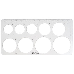 圆形尺大圆小圆模板尺绘图设计尺圆圈尺画圆椭圆模版360度全圆仪