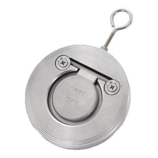 304不锈钢对夹式止回阀H74W-16P翻板式止回阀 薄片型逆止阀单向阀