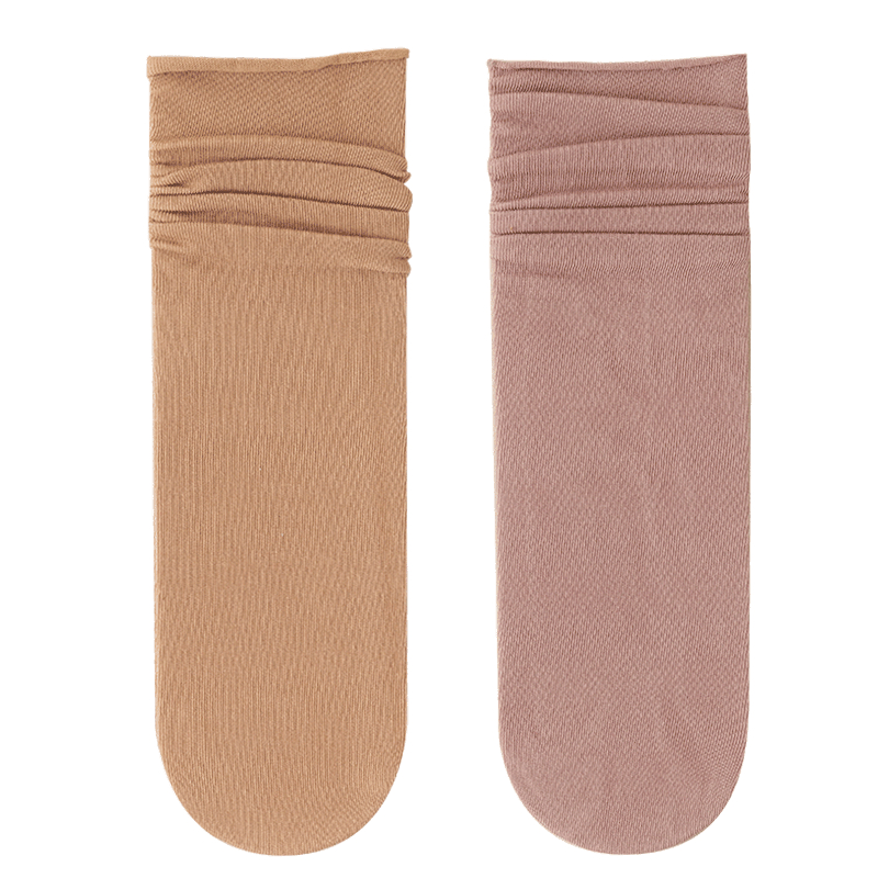 堆堆袜子女士中筒袜棉黑白色ins潮春秋冬玛丽珍乐福鞋外穿女长袜