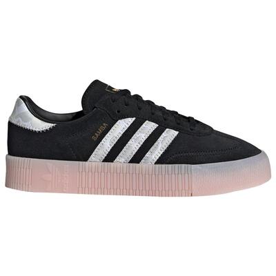 Adidas/阿迪达斯正品三叶草 SAMBAROSE W 女子厚底经典板鞋EE4678