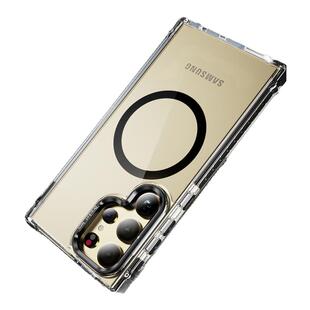 适用三星S25Ultra彩虹一号高透磁吸S24FE手机壳A15镜头支架A05S新款A14防摔A34简约A25超赞A24保护套