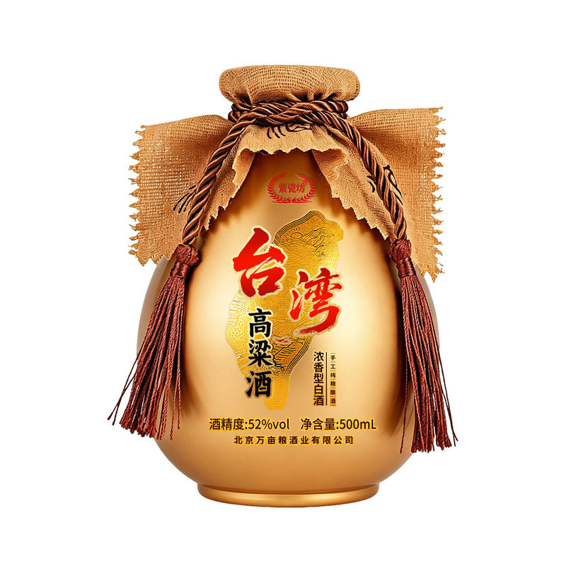 台湾高粱酒52度浓香坛装产地高粱