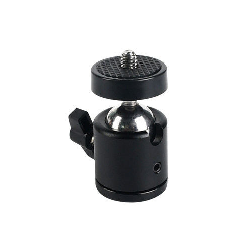 球形云台万向头手机直播支架夹配件三脚架转接头球型旋转底座摄像头零件相机补光灯手持自拍杆金属云台稳定器