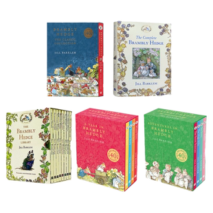 野蔷薇村的故事 精装收藏版 The Complete Brambly Hedge Jill Barklem 英伦田园风童话故事 英文原版 亲子睡前图画故事书