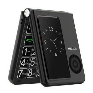 口袋折叠双屏翻盖老年机全网通4G5G卡微聊定位高清通话大声音老人