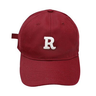 字母街头风显脸小秋冬季鸭舌帽子